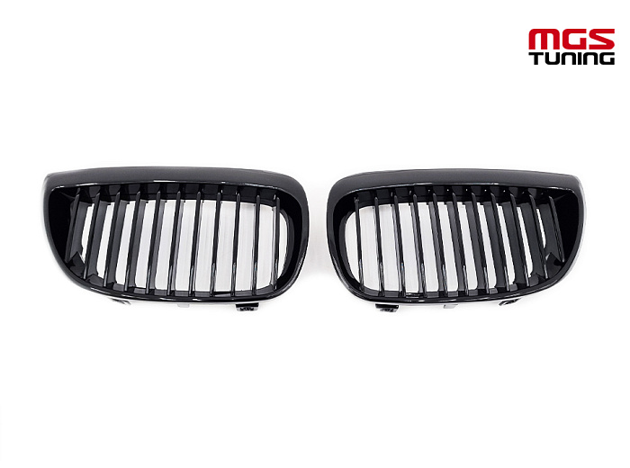 Решетка в стиле M-Performance BMW Е81/Е87 04-08 черный глянец / Решетка в стиле М-Перформанс БМВ Е81/Е87 04-08 черный глянец