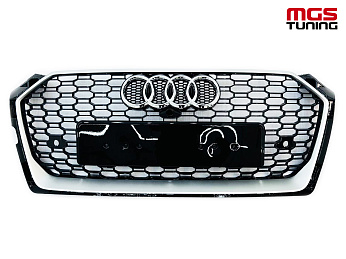 Решётка на Audi A5 16-20 гг. в стиле RS5 style #6 / Решётка на Ауди А5 16-20 гг. в стиле РС5 стиль #6
