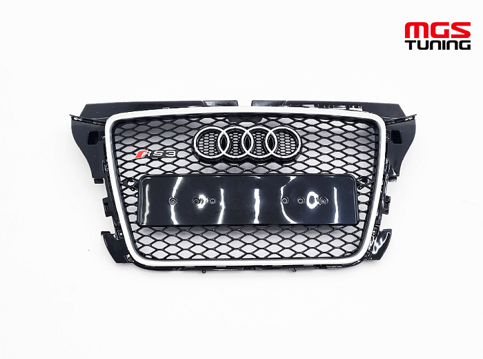 Решётка на Audi A3 08-13 в стиле RS3 style #3 / Решётка на Ауди А3 08-13 в стиле РС3 стиль #3
