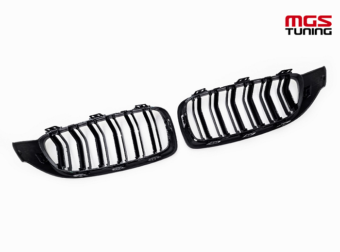 Решётка в стиле BMW M4 f32 карбон / Решётка в стиле БМВ М4 Ф32 карбон