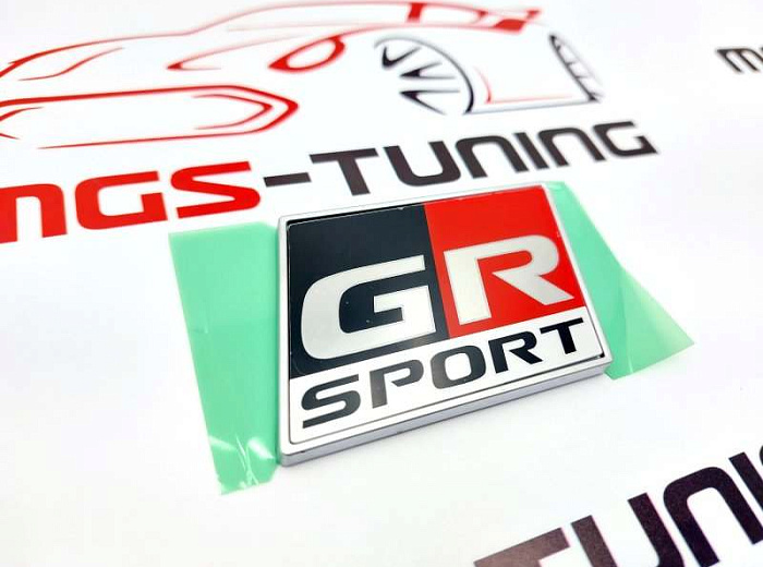 Шильдик на крышку багажника GR SPORT / Шильдик на крышку багажника ГР Спорт