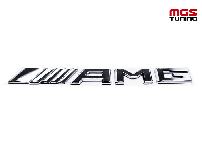 Шильдик AMG хром нового образца / Шильдик АМГ хром нового образца