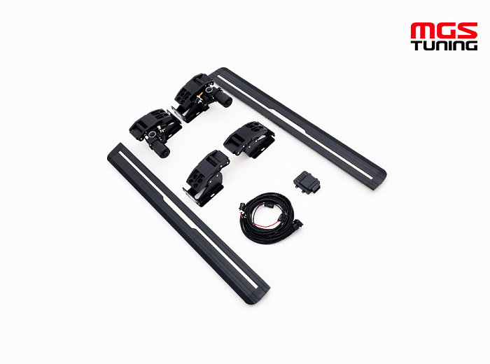 Пороги выдвижные Mercedes Benz G-class w463 короткие стиль 2 (2007 - 2018)