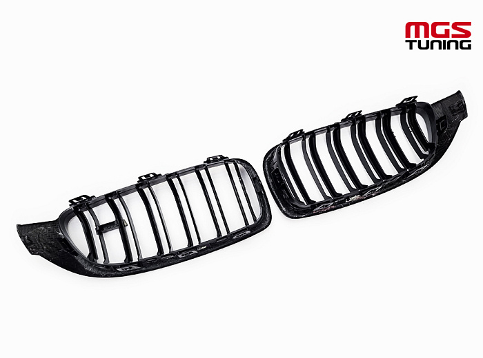 Решётка в стиле BMW M4 f32/f80/f82 сухой карбон / Решётка в стиле БМВ М4 Ф32/Ф80/Ф82 сухой карбон