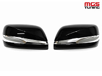 Крышки зеркал Superior на Lexus LX 450d/570 black / Крышки зеркал Супериор на Лексус ЛХ 450д/570 чёрный