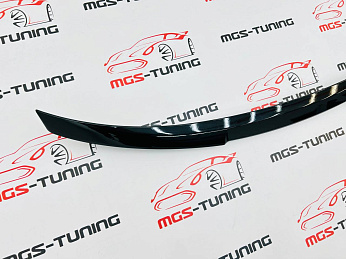 Спойлер на крышку багажника BMW M4 f82 M4 style черный 2
