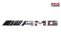 Шильдик AMG хром нового образца / Шильдик АМГ хром нового образца