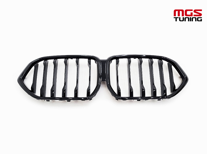 Решётка в стиле M-Performance BMW G06 черный глянец / Решётка в стиле М-Перформанс БМВ Г06 черный глянец