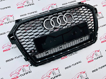 Решётка на Audi A1 14-18 в стиле RS1 style 