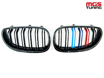 Решётка в стиле BMW M5 е60 с триколором М / Решётка в стиле БМВ М5 е60 с триколором М