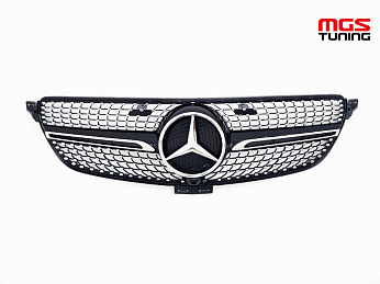 Решетка в стиле Diamond Black для Mercedes GLE-class W166 (2015-2019) / Решетка в стиле Даймонд Черный для Мерседес ГЛЕ-класс В166 (2015-2019) Решетка в стиле Diamond Black для Mercedes GLE-class W166 (2015-2019) / Решетка в стиле Даймонд Черный для Мерседес ГЛЕ-класс В166 (2015-2019)