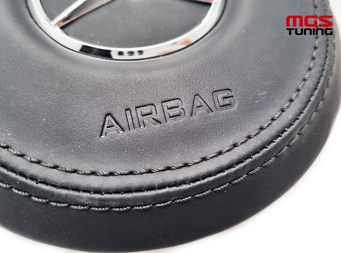 Подушка безопасности в руль Mercedes AMG с чёрной строчкой / Подушка безопасности в руль Мерседес АМГ с чёрной строчкой