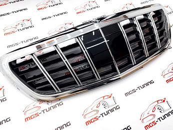 решетка радиатора на Мерседес Бенз Mercedes benz s class 222 кузов w222 в стиле Brabus брабус 4