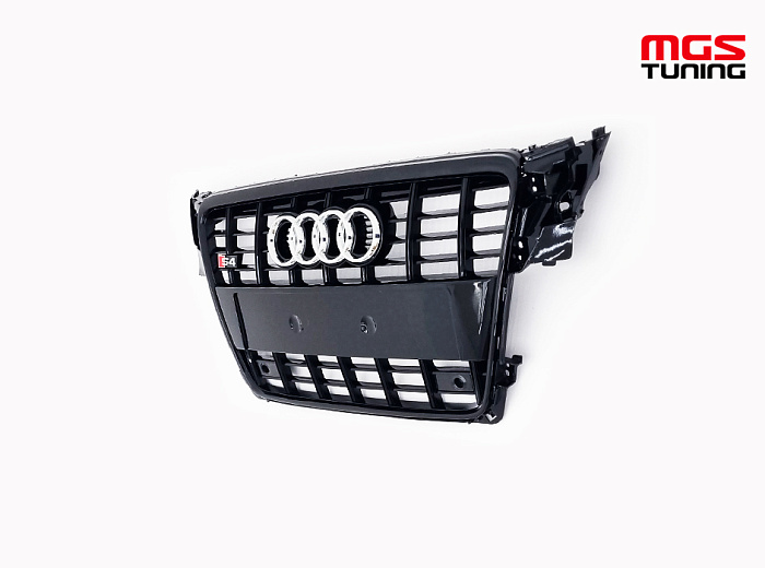 Решётка на Audi A4 07-12 в стиле S4 style #3 / Решётка на Ауди А4 07-12 в стиле С4 стиль #3
