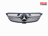Решетка в стиле Diamond Black для Mercedes GLE-coupe C292 (2015-2019) / Решетка в стиле Даймонд Черный для Мерседес ГЛЕ-купе Ц292 (2015-2019)