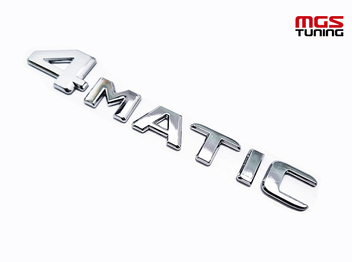 Шильдик 4matic хром нового образца / Шильдик 4Матик хром нового образца