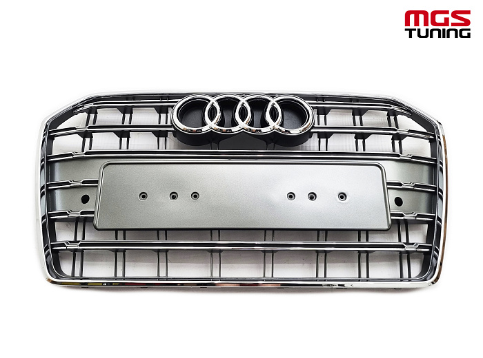 Решётка на Audi A6 14-18 в стиле S6 style #3 / Решётка на Ауди А6 14-18 в стиле С6 стиль #3