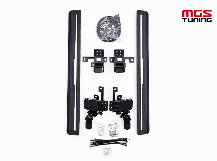 Пороги выдвижные Mercedes Benz G-class w464 короткие / Пороги выдвижные Мерседес Бенц Г-класс В464 короткие