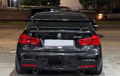 Спойлер на багажник BMW 3 серия f30/80 M3 GTS style черный глянец