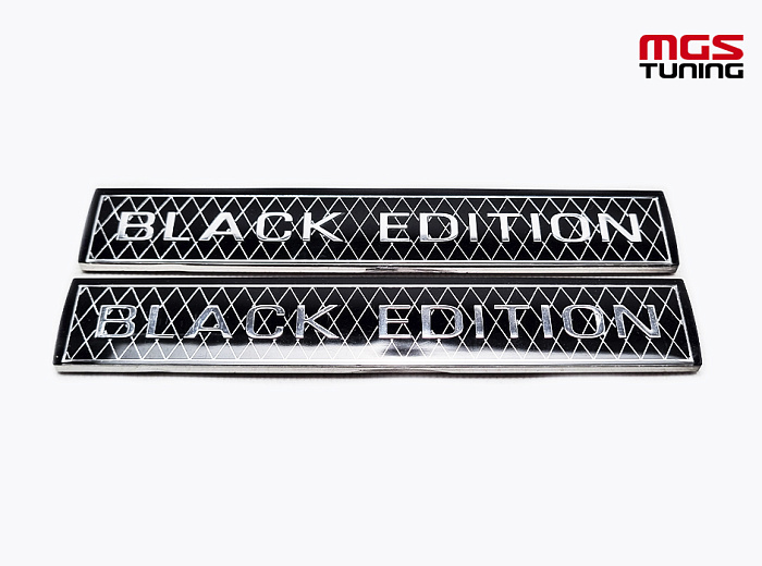 Шильдик Black Edition / Шильдик чёрный Эдишн