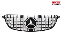 Решетка GT Style для Mercedes GLE63 AMG W166 (2015-2019) / Решетка ГТ Стайл для Мерседес ГЛЕ63 АМГ В166 (2015-2019)
