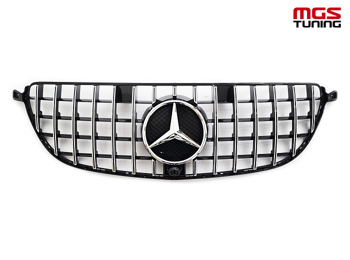Решетка GT Style для Mercedes GLE63 AMG W166 (2015-2019) / Решетка ГТ Стайл для Мерседес ГЛЕ63 АМГ В166 (2015-2019)