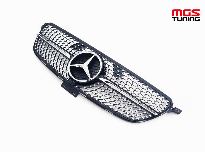 Решетка в стиле Diamond Black для Mercedes GLE-coupe C292 (2015-2019) / Решетка в стиле Даймонд Черный для Мерседес ГЛЕ-купе Ц292 (2015-2019)
