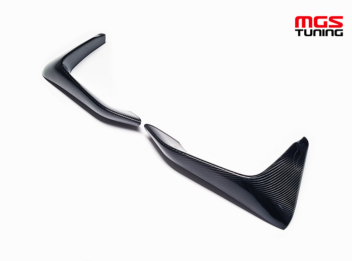 Клыки переднего бампера BMW M3/M4 F80/F82 карбон / Клыки переднего бампера БМВ М3/М4 Ф80/Ф82 карбон