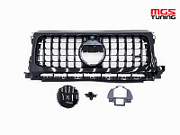 Решётка Mercedes G-class w464 в стиле G63 black черный глянец / Решётка Мерседес Г-класс В464 в стиле Г63 чёрный черный глянец