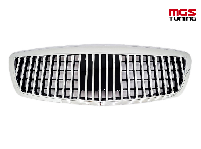 Решетка в стиле Maybach для Mercedes S-class W221 (2005-2009) / Решетка в стиле Майбах для Мерседес С-класс В221 (2005-2009)
