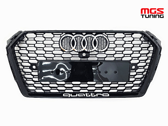 Решётка на Audi A4 15-20 в стиле RS4 style #1 / Решётка на Ауди А4 15-20 в стиле РС4 стиль #1 Решётка на Audi A4 15-20 в стиле RS4 style #1 / Решётка на Ауди А4 15-20 в стиле РС4 стиль #1