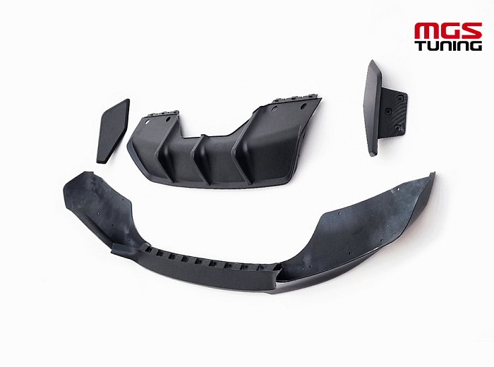 Комплект в стиле M-Performance (черный мат) для BMW X6 F16 (2014-2019) / Комплект в стиле М-Перформанс (черный мат) для БМВ Х6 Ф16 (2014-2019)