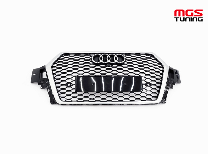 Решётка на Audi Q7 15-н.в. в стиле RSQ7 style #1 / Решётка на Ауди Ку7 15-н.в. в стиле РСКу7 стиль #1