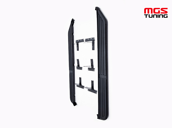 Пороги Land Rover Discovery Black 04-16 гг. / Пороги Лэнд Ровер Дискавери чёрный 04-16 гг.