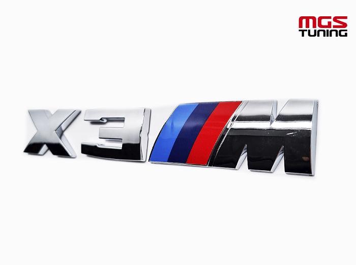 Шильдик на крышку багажника BMW "Х3 М" хром / Шильдик на крышку багажника БМВ "Х3 М" хром