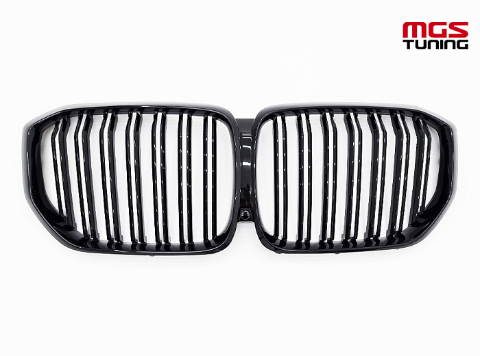 Решётка в стиле BMW X5 M G05 черный глянец / Решётка в стиле БМВ Х5 М Г05 черный глянец