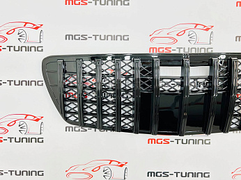 Решётка Mercedes E-class w211 02-06 GT style black 2
