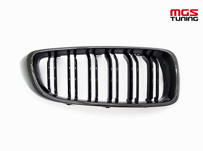 Решётка в стиле BMW M4 f32 карбон / Решётка в стиле БМВ М4 Ф32 карбон