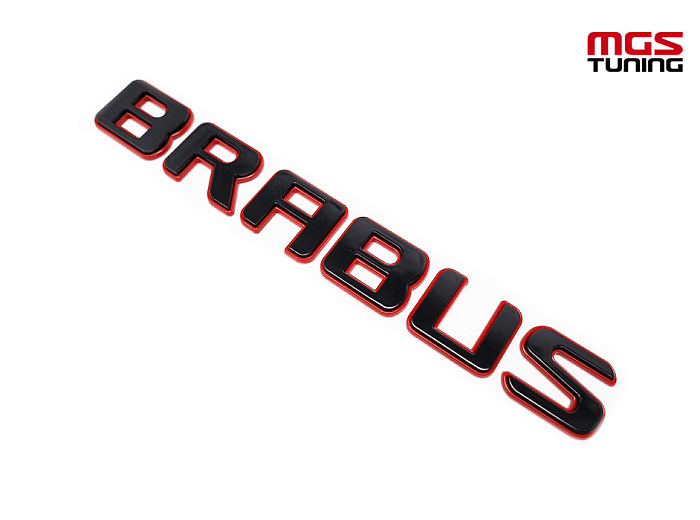 Шильдик Brabus черный (стиль Rocket) / Шильдик Брабус черный (стиль Рокет)