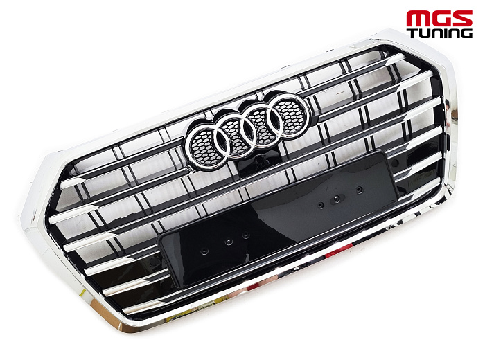 Решётка на Audi Q5 17-20 в стиле SQ5 style #2 / Решётка на Ауди Ку5 17-20 в стиле СКу5 стиль #2