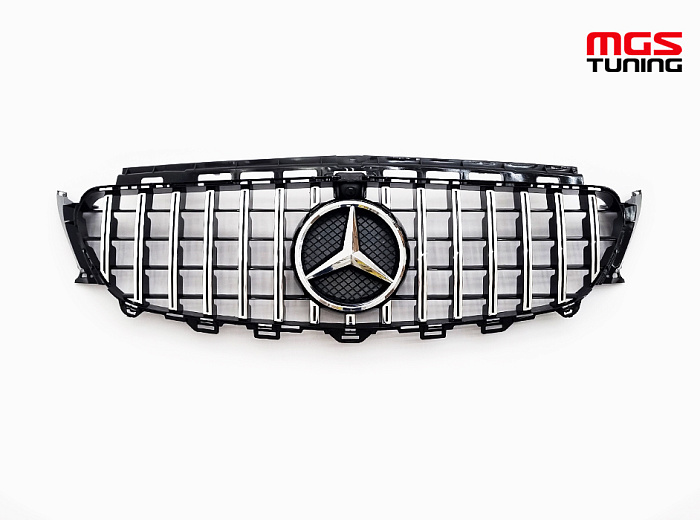 Решетка GT Style для Mercedes E-class W213/C238 (2016-2020) / Решетка ГТ Стайл для Мерседес Е-класс В213/Ц238 (2016-2020)
