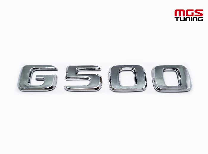 Шильдик G500 хром / Шильдик Г500 хром