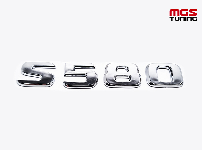 Шильдик S580 для Mercedes Benz / Шильдик С580 для Мерседес Бенц
