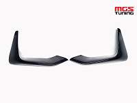 Клыки переднего бампера BMW M3/M4 F80/F82 карбон / Клыки переднего бампера БМВ М3/М4 Ф80/Ф82 карбон