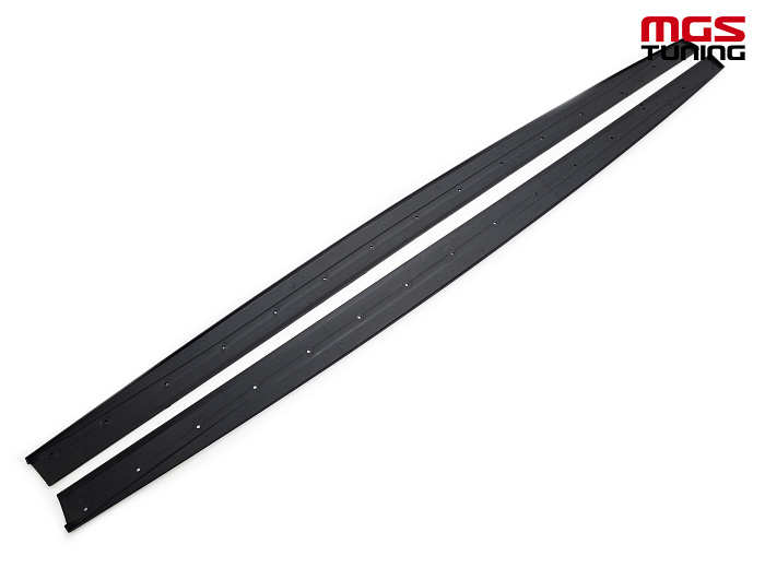 Лезвия порогов BMW 4 series f32/f33/f36 M-Performance (черный мат) / Лезвия порогов БМВ 4 серия Ф32/Ф33/Ф36 М-Перформанс (черный мат)