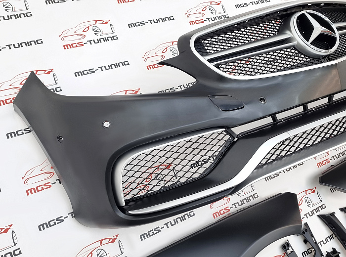 Обвес в стиле Е63 AMG с крыльями для Mercedes E-class W212 (2013-2016) в AMG пакете / Обвес в стиле Е63 АМГ с крыльями для Мерседес Е-класс В212 (2013-2016) в АМГ пакете