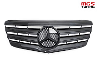 Решетка в стиле полностью черная для Mercedes E-class W211 рест. (2006-2009) / Решетка в стиле полностью черная для Мерседес Е-класс В211 рест. (2006-2009)
