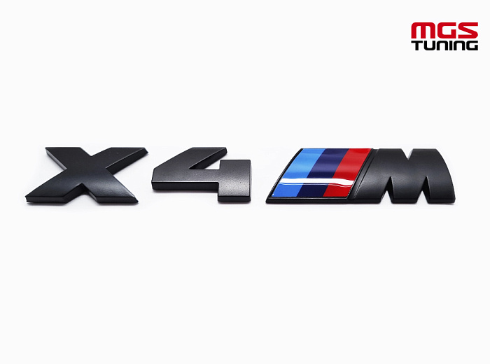 Шильдик на крышку багажника BMW "Х4 М" черный / Шильдик на крышку багажника БМВ "Х4 М" черный