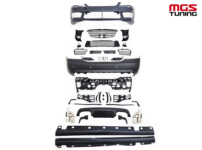 Обвес в стиле S63 AMG для Mercedes S-class w221 (2005-2013) / Обвес в стиле С63 АМГ для Мерседес С-класс В221 (2005-2013)