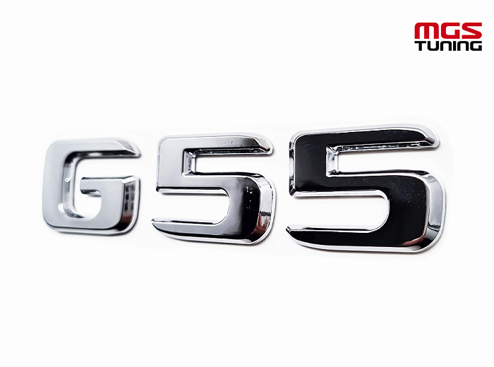 Шильдик G55 хром / Шильдик Г55 хром